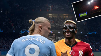 İngiltere’de tarihi gece: M.City oyuncuları neye uğradığı şaşırdı, Galatasaray taraftarından büyük şov