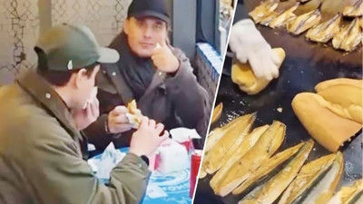 Vincenzo Montella Eminönü’nde yakalandı: Ayranla balık ekmek yedi, taraftarlar uyardı…