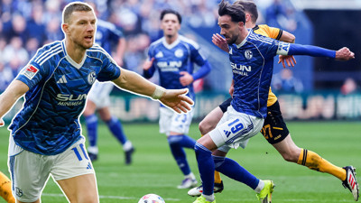 Edin Dzeko’nun golleri yetmedi: Dynamo Dresden Schalke 04’e kabusu yaşattı