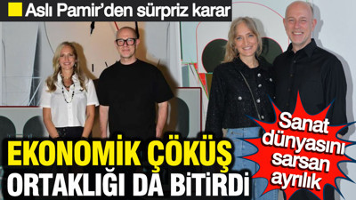 Sanat dünyasını sarsan ayrılık: Murat Pilevneli’nin ekonomik çöküşü ortaklığı da bitirdi. Aslı Pamir’den sürpriz karar