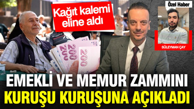 Emekli ve memurun temmuz maaş zammını şimdiden açıkladı: SGK uzmanı Emin Yılmaz tek tek hesapladı