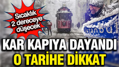 İstanbul’da kar kapıya dayandı, sıcaklık 2 dereceye düşecek: AKOM uyardı