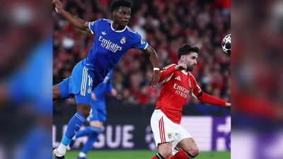 Rafa Silva, Real Madrid-Benfica maçında takımını öne geçiren golü attı