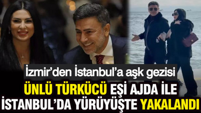 İzmir’den İstanbul’a aşk gezisi: 9 çocuk babası İzzet Yıldızhan eşi Ajda ile Galataport İstanbul’da yürüyüşte yakalandı