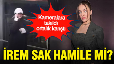 Kameralara takıldı, ortalık karıştı: İrem Sak hamile mi?