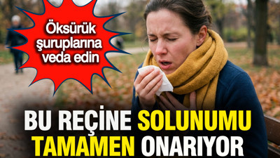 Öksürük şuruplarını atın gitsin: Bu reçine solunumu tamamen onarıyor