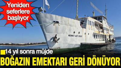 14 yıl sonra müjde: Boğaz’ın emektarı geri dönüyor: Mehmet Akif Ersoy vapuru yeniden seferde