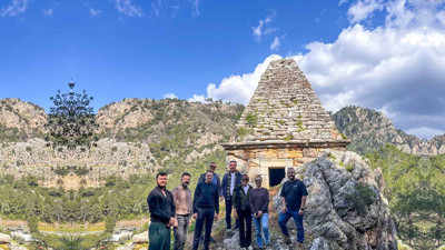 Marmaris'teki nadir piramit mezar koruma altına alınarak turizme kazandırılıyor