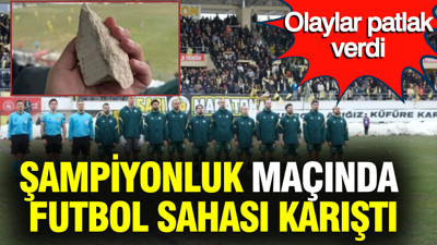 Şampiyonluk maçında futbol sahası karıştı: Türkiye'nin efsanesi adım adım...