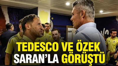 Tedesco ve Özek, Başkan Saran ile görüştü: Fenerbahçe'de kritik saatler