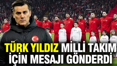 Türk yıldız, A Milli Futbol Takımı için Montella'ya mesaj gönderdi