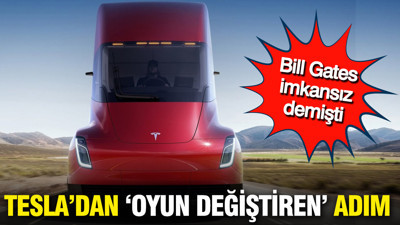 Tesla’dan ‘oyun değiştiren’ dev adım: Elektrikli TIR yollarda