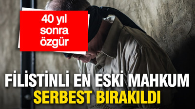 40 yıl sonra özgür: Filistinli en eski mahkum serbest bırakıldı