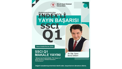 BŞEÜ’den Sürdürülebilirlik ve Finansın Kesişiminde uluslararası başarı