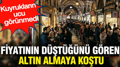 Fiyatının düştüğünü gören altın almaya koştu: Kuyrukların ucu görünmedi