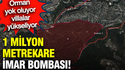 İBB Soruşturması gölgesinde Beykoz’da orman rantı: 1 milyon metrekare imar bombası