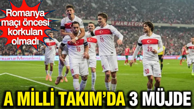 Romanya maçı öncesi müjde: 3 yıldız tam kadro idmana çıktı