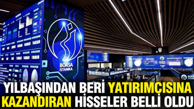 Yılbaşından beri yatırımcısına en çok kazandıran hisseler belli oldu