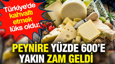 Türkiye'de kahvaltı etmek lüks oldu: Peynire yüzde 600 zam geldi