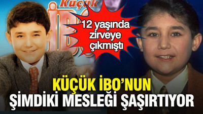 12 yaşında zirveye çıkmıştı: Küçük İbo’nun şimdiki mesleği şaşırtıyor
