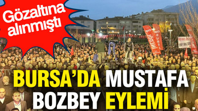 Bursa'da Bozbey eylemi: Yurttaşlar belediye binası önünde toplandı
