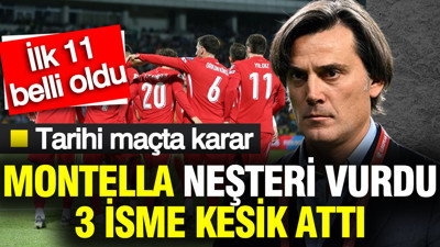 Montella tarihi maç öncesi neşteri vurdu: 3 futbolcuyu kulübeye çekti