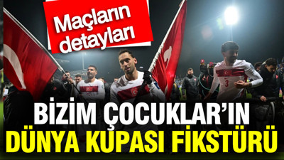 A Milli Takım'ın Dünya Kupası fikstürü belli oldu: Türkiye'nin maçları