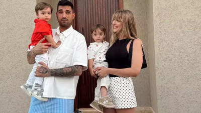 Yasemin Şefkatli'nin poz verme çabaları: 'Çocuklarla olmuyor bu iş'