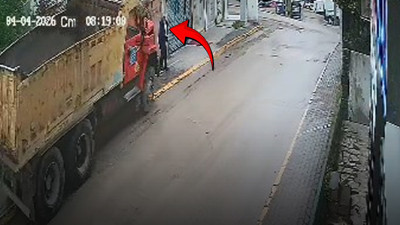 Sürücüsüz kamyon dehşet saçtı: Yürüyen yaşlı adamın feci sonu