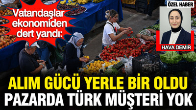 İstanbul Fatih semt pazarında etiket yangını: 'Alım gücü yerle bir oldu pazarda Türk müşteri yok'