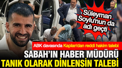 Ayhan Bora Kaplan davasında Süleyman Soylu'nun ismi geçti: Başkan ve Kaplan arasında 'soru' krizi