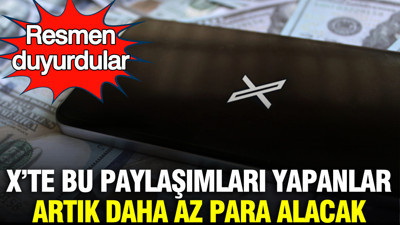 X’te bu paylaşımları yapanlar artık daha az para alacak: Resmen duyurdular