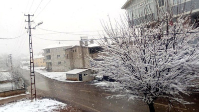 Adana’da bir yanda kar, bir yanda bahar