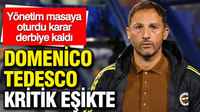 Fenerbahçe'de Domenico Tedesco kritik eşikte: Yönetim masaya oturdu karar derbiye kaldı