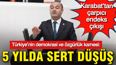 Türkiye’nin demokrasi ve özgürlük karnesi: 5 yılda sert düşüş