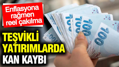 Teşvikli yatırımlarda kan kaybı: Enflasyona rağmen reel çakılma