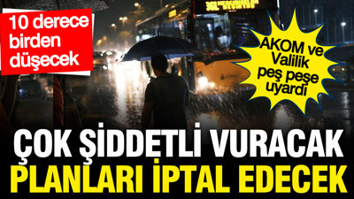 AKOM'dan kritik uyarı: İstanbul o saatte buz kesecek