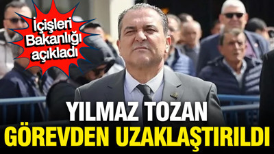 Eşme Belediye Başkanı Yılmaz Tozan, İçişleri Bakanlığı tarafından görevden uzaklaştırıldı.