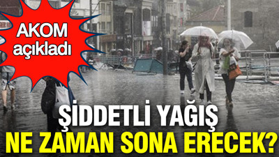 İstanbul'da 'Kış' molası: AKOM açıkladı; şiddetli yağış ne zaman sona erecek?