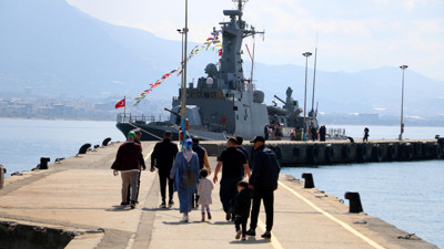 TCG BORA, 23 Nisan'da Alanya'da ziyarete açıldı