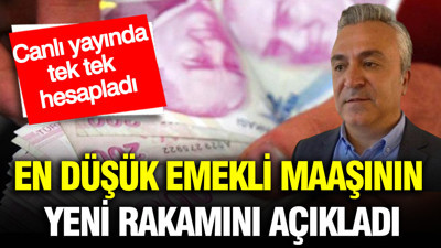 En düşük emekli maaşının yeni rakamını açıkladı: SGK uzmanı Özgür Erdursun hesapladı