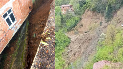 Trabzon’da heyelan alarmı