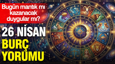 26 Nisan günlük burç yorumu: Bugün mantık mı kazanacak, duygular mı?
