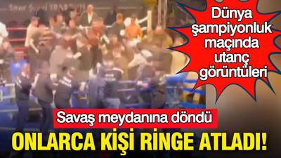 Onlarca kişi ringe atladı: Trabzon’da ortalık bir anda karıştı: Saygısızlık tansiyonu fırlattı