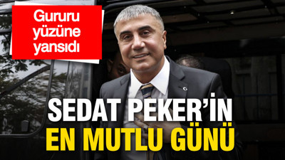 Sedat Peker’in en mutlu günü: Sevinci yüzüne yansıdı