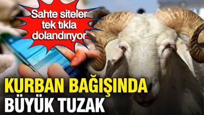 Kurban bağışında büyük tuzak, sahte siteler tek tıkla dolandırıyor