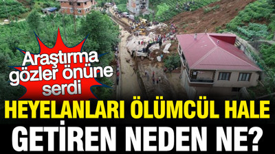 Heyelanları ölümcül hale getiren neden ne