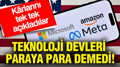 ABD'li teknoloji devleri paraya para demedi: Kârlarını tek tek açıkladılar