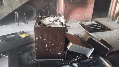 Sobaya dökülen tiner parladı: 1 kişi ağır yaralandı