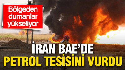 İran BAE'de petrol tesisini vurdu